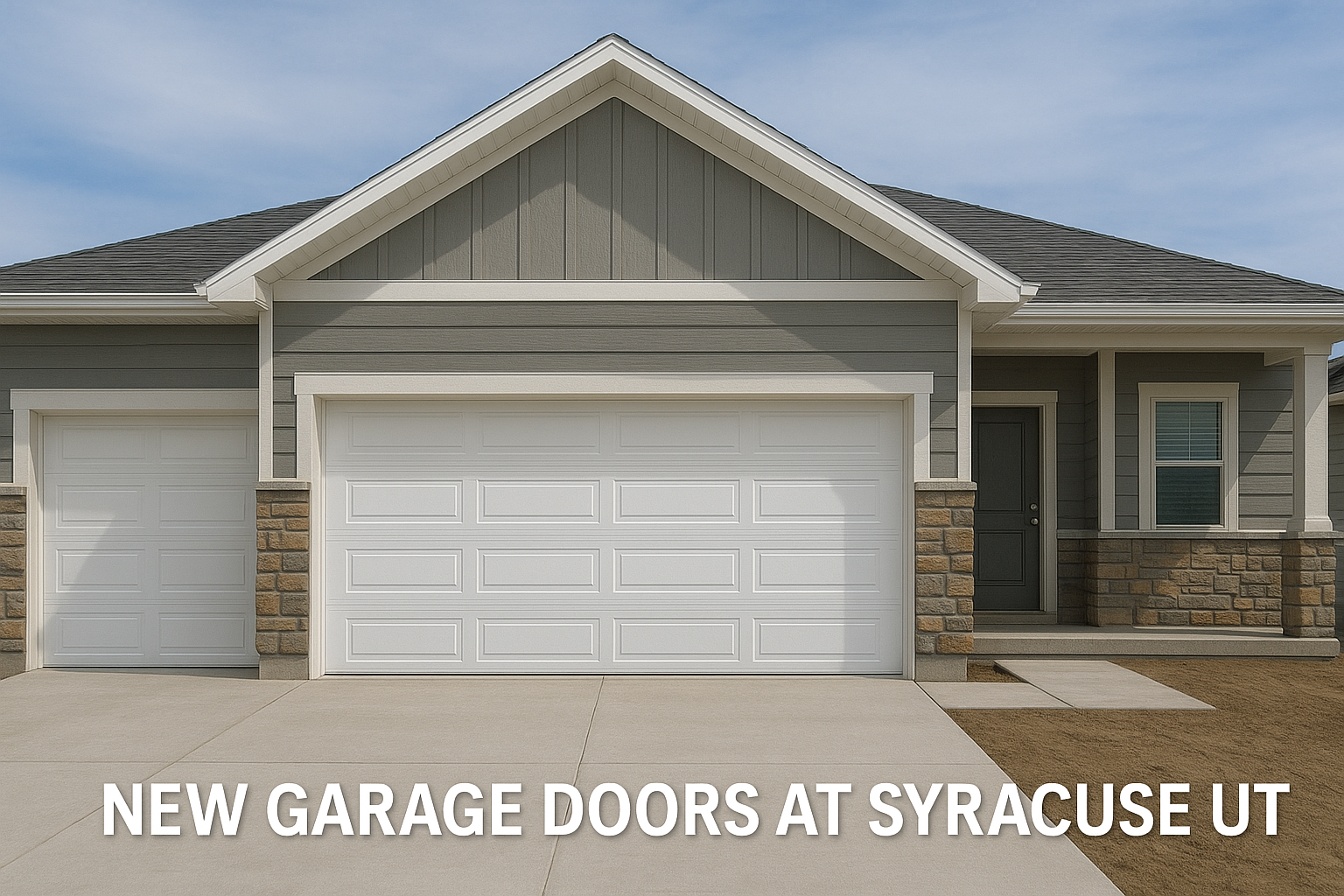 New Garage Doors at Syracuse UT