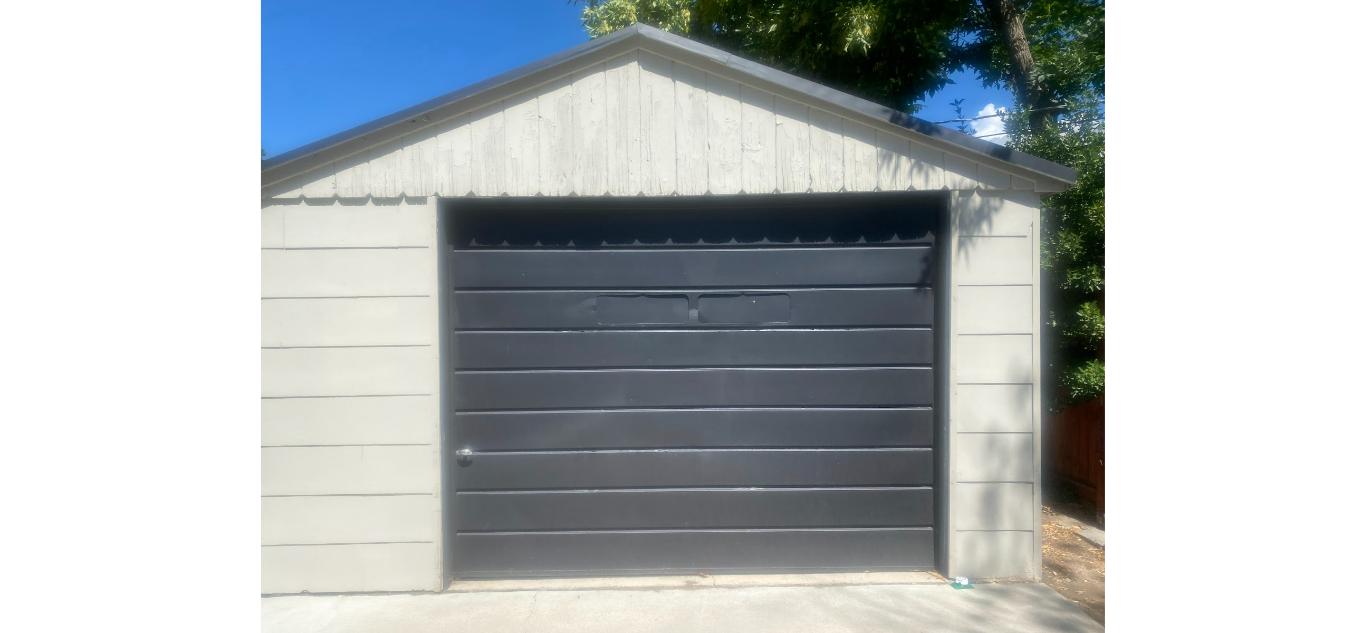Garage door replacement Farmington Utah - newly installed modern garage door